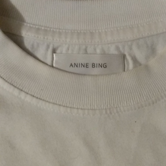 Anine Bing white tshirt size xs - Picture 2 of 4